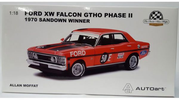 1:18 Ford XW Falcon GTHO Phase II, 1970 Sandown Winner, Auto Art