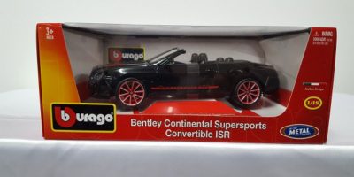 1:18 Bentley Continental Supersports Convertable ISR, Black