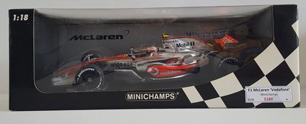 1:18 Formula 1 Vodafone McLaren Mercedes, MP4-23, H. Kovalainen 2008, Minichamps
