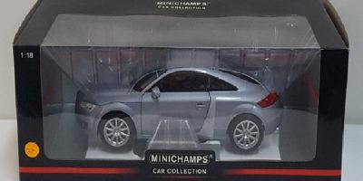1:18 Audi TT RHD -2006 Silverblue Metalic, Minichamps