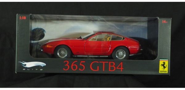 1:18 Ferrari 365 GTB4 Red, Elite