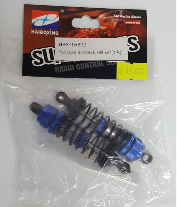 Sandstorm 116 Truggy RC Parts - HBX-16800 Alum. Capped Oil Filled Shocks & Ball Joints FR./RR.