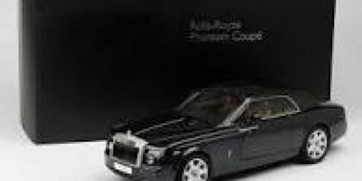 1:18 Rolls Royce Phantom Coupe "Diamond Black",Kyosho